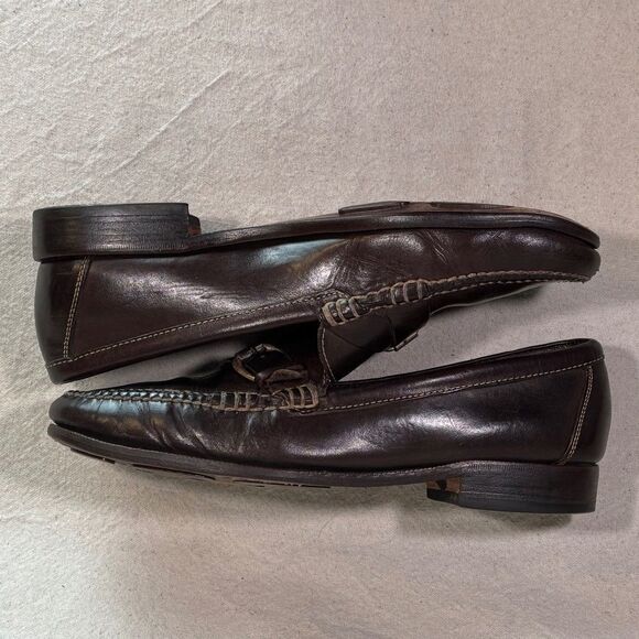 Vintage Cole Haan Buckle Strap Loafers Mens Size 11N - Picture 11 of 16